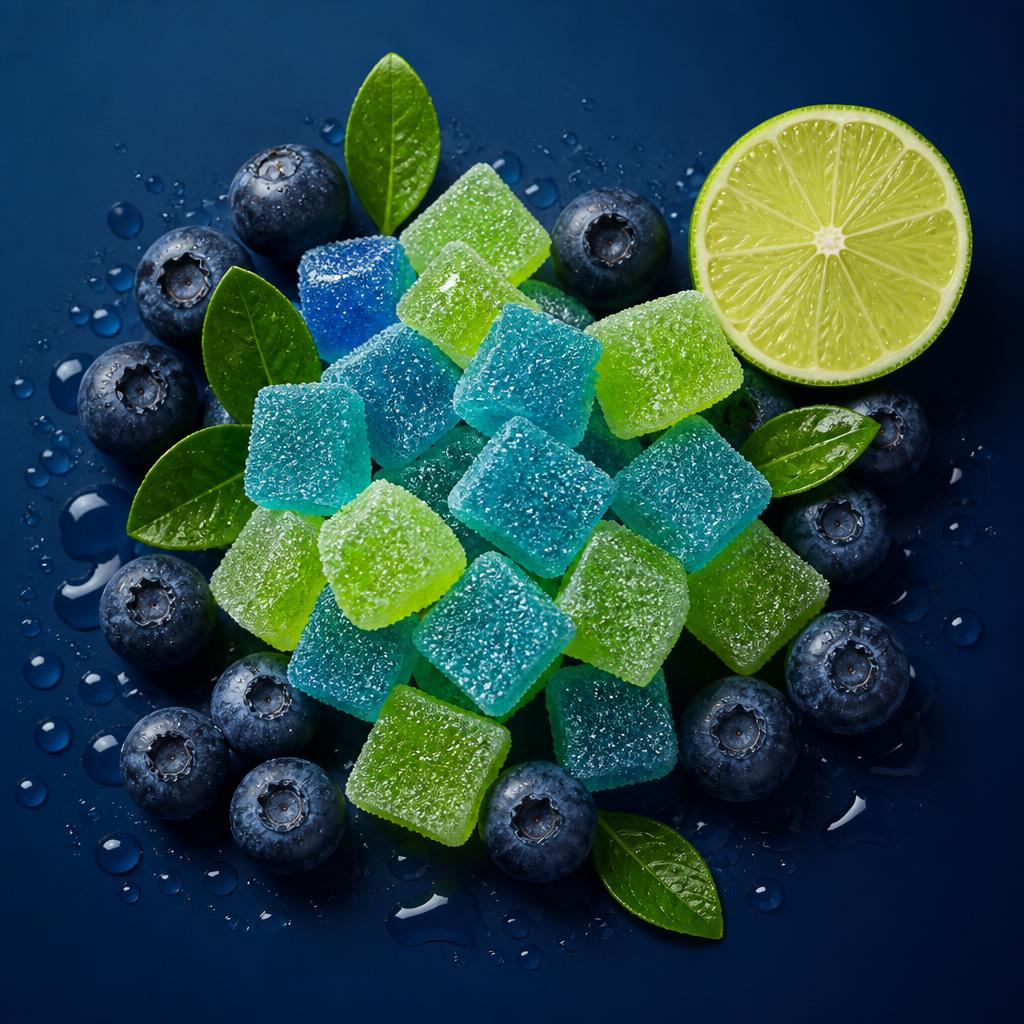 Blueberry & Lime creatine gummies