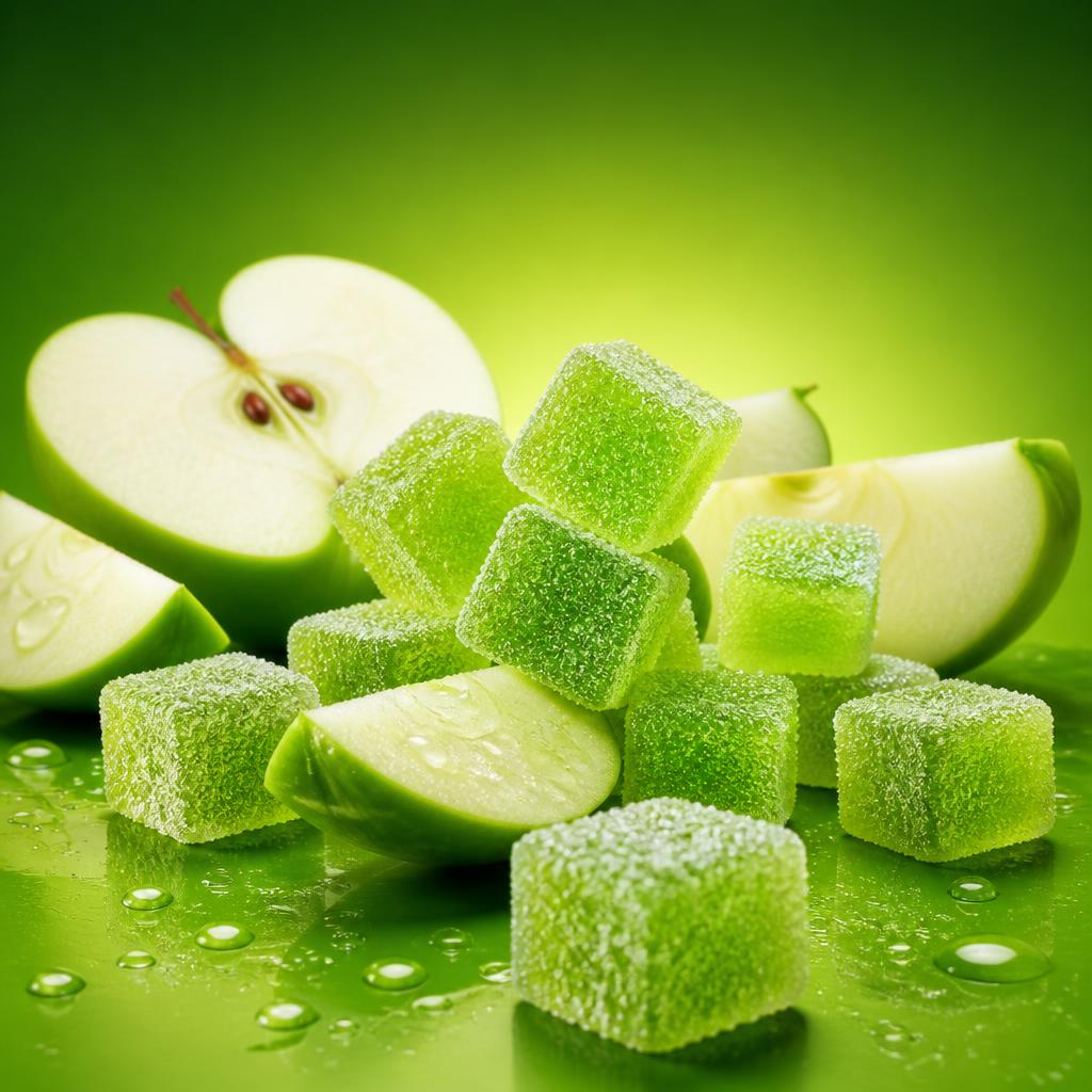 Sour Apple creatine gummies